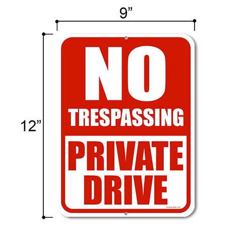 No Trespassing Signs