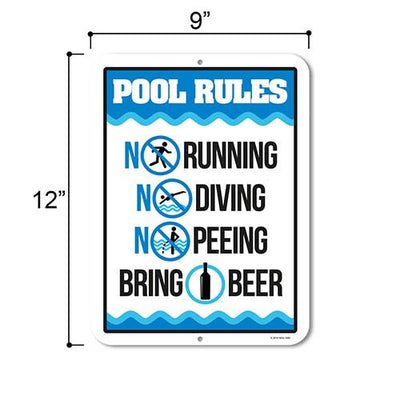 Pool Signs and Decor