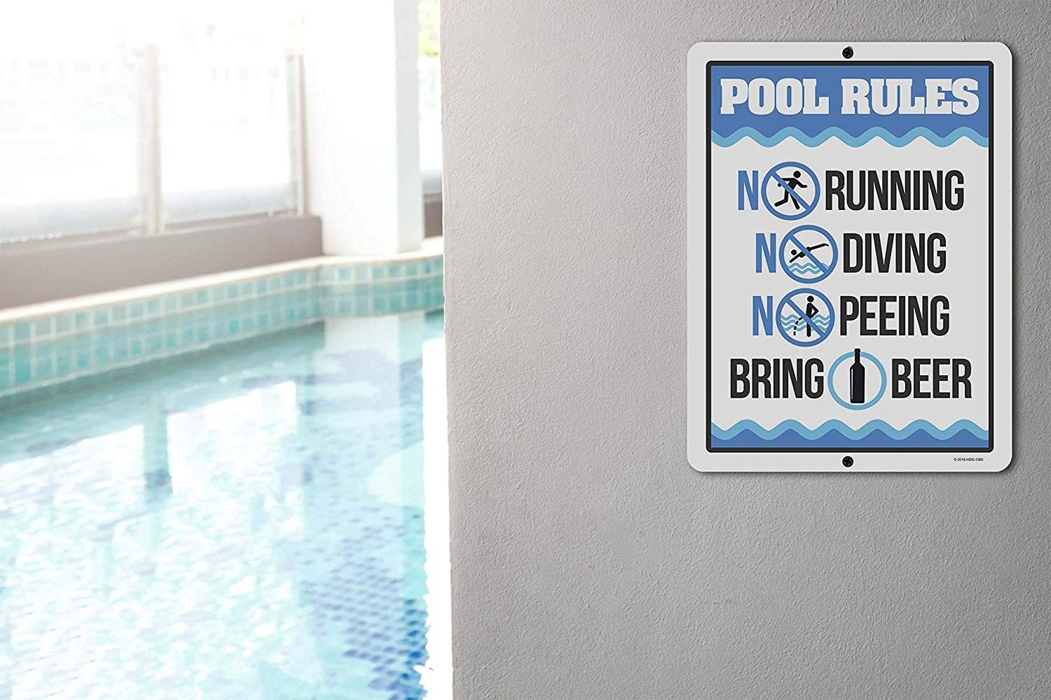 Pool Signs and Decor