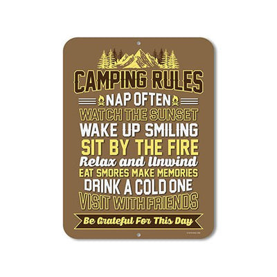 Funny Camping Signs