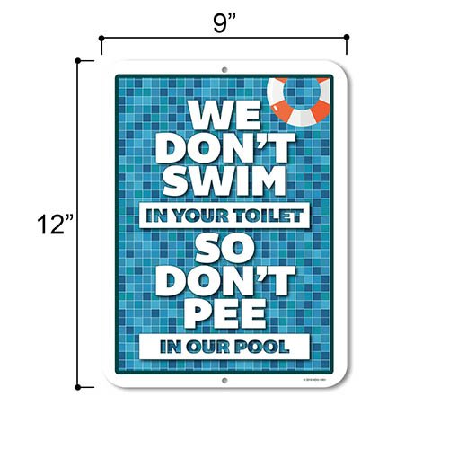 Pool Signs and Decor