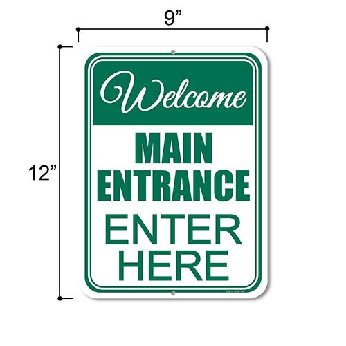 Outdoor Welcome Sign
