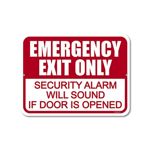 Business Emergency Exit Signs
