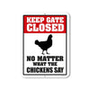 Chicken Novelty Sign