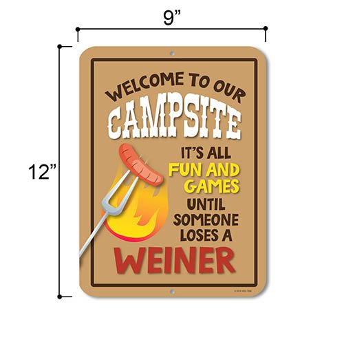 Funny Camping Signs