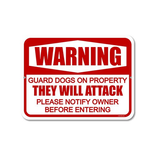 Beware of Dog Signs