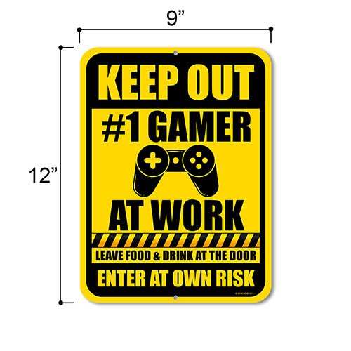 Funny Gamer Signs