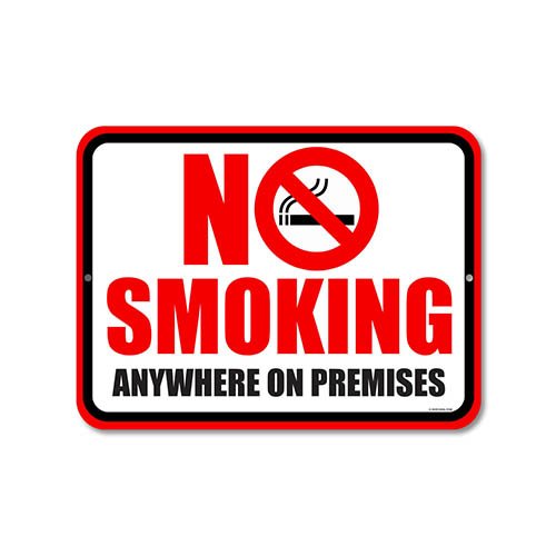 No Smoking Signs