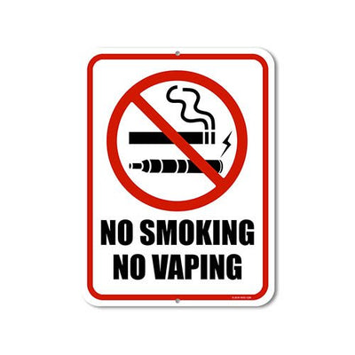 No Smoking Signs