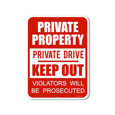 No Trespassing Signs