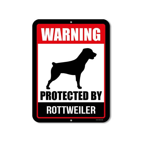 Rottweiler Warning Sign