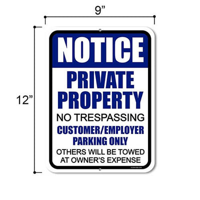 Private Parking Sign