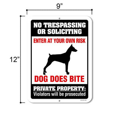 Beware of Dog Sign