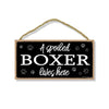 Funny Boxer Sign