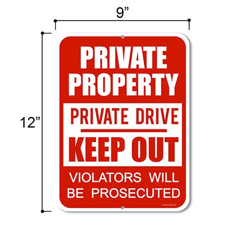 No Trespassing Signs