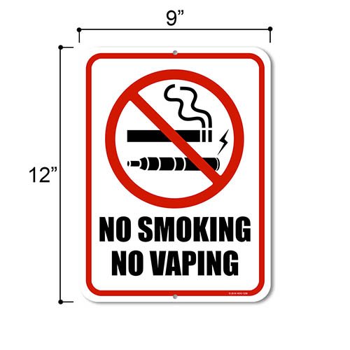No Smoking Signs