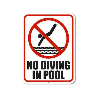 Swimming Pool Outdoor Signs
