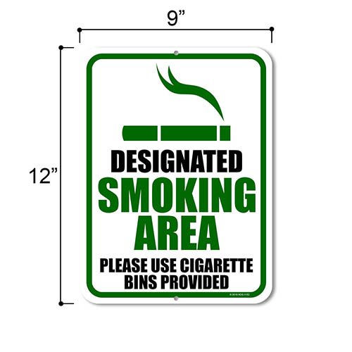 Smoking Area Sign