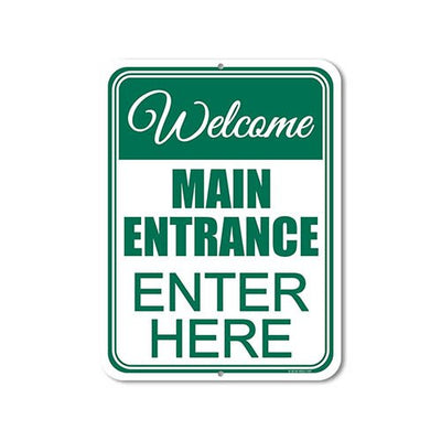 Outdoor Welcome Sign