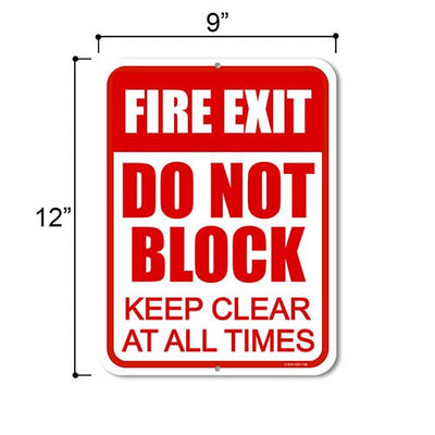 Business Fire Exit Signs