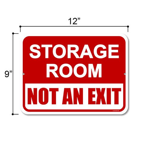 Business Storage Room Door Signs