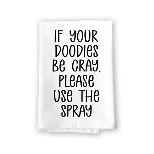 Poop Jokes aren't My Favorite Kind of Jokes, But They're a Solid Number 2, 27 Inch by 27 Inch, Multi-Purpose Cotton Towel, Inappropriate Gift, Bathroom Towel, Bathroom Decoration