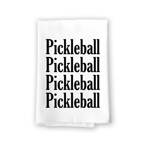 Pickleball, Flour Sack Towels, Kitchen Towels, Pickleball Gifts, Pickleball Decorations, Towels for Bathroom, Decorative Kitchen Towels, Gifts for Friends, 27 inch by 27 inch, 10833