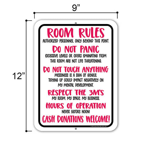 Room Rules Do Not Panic Do Not Touch Anything Respect The 3Ms Hours Of Operation Cash Donations Welcome!