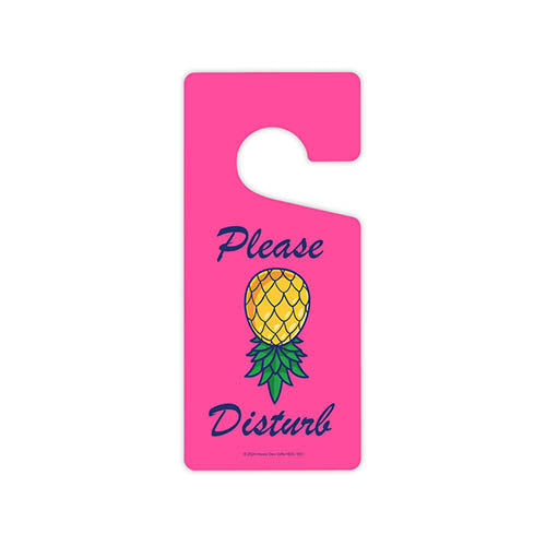 Please Disturb, 4 inch by 9 inch, Door Hangers, Funny Door Sign