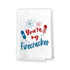 You're My Firecracker Kitchen Towels, 27 inch by 27 inch, 100% Cotton, Multi-Purpose Flour Sack Towels, Home and Kitchen Decor, Housewarming, Birthday, Fourth of July Gifts