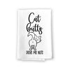 Cat Butts Drive Me Nuts, Funny Cat Kitchen Towels, Multi-Purpose Pet Lovers Dish and Hand Cotton Flour Sack Towel