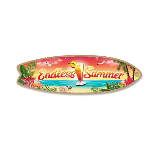 Endless Summer, 5 inch by 16 inch, Wooden Hanging Sign, Decorative Wall Art, Home Party Summer Decor