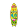 Life is a Beach, 5 inch by 16 inch Surfboard, Wood Sign, Tiki Bar Decoration, Beach Themed Decor, Decorative Wall Sign, Home Decor