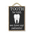 Tooth Be Told, We Love Our Patients!, 7 Inch by 10.5 Inch Dental Decorations, Tooth Signs, Dental Sign, Tooth Decor, Dentist Decorations, Best Dentist