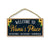 Welcome to Nana’s Place, Wooden Home Decor for Grandma, Hanging Decorative Wall Sign, 5 Inches by 10 Inches