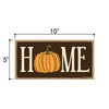 Home Fall and Autumn Signs Decor, Decorative Wood Hanging Sign, 5 Inches by 10 Inches