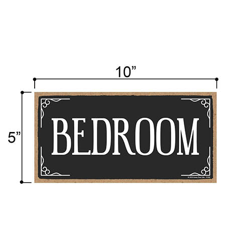 Bedroom Door Sign, Door Decor, Bedroom Door Sign, Bedroom Door Signage, Guest Bedroom Sign, Farmhouse Decor Signs, 10 Inch by 5 Inch