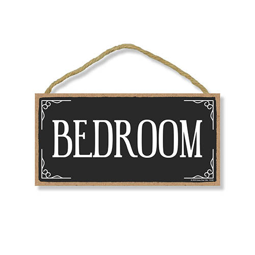 Bedroom Door Sign, Door Decor, Bedroom Door Sign, Bedroom Door Signage, Guest Bedroom Sign, Farmhouse Decor Signs, 10 Inch by 5 Inch