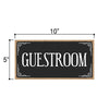 Guestroom, Rules Sign for Rental Properties, Vacation House Door Signs, Guestroom Wall Sign, Wood Signage for Home and Business, 5 Inches by 10 Inches