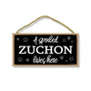 A Spoiled Zuchon Lives Here, Funny Wooden Home Decor for Dog Pet Lovers, Hanging Wall Decorative Sign, 5 Inches by 10 Inches