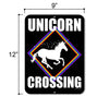 Unicorn Crossing Sign