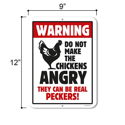 Chicken Novelty Sign