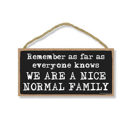 Funny Family Hanging Signs