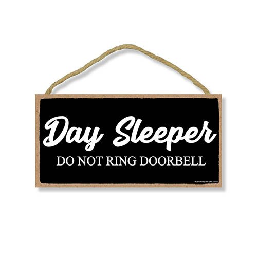 Do Not Ring Doorbell Sign