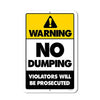 No Dumping Sign