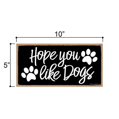 Wooden Dog Sign