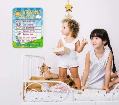 Daily Morning and Bedtime Routine Reward Chart