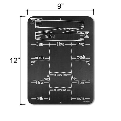 Babies First Milestone Sign