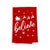 Believe Santa Flour Sack Towel, 27 inch by 27 inch, 100% Cotton, Multi-Purpose Towel, Christmas Decor, Christmas Towel