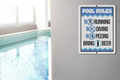 Pool Signs and Decor